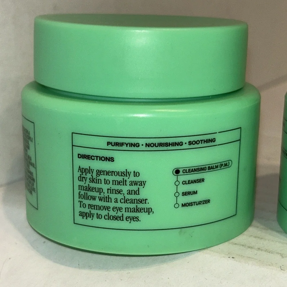 Brandefy‎ Melting Cleansing Balm 3.4 Fl Oz Clean Ingredients Soothing Lot Of 2